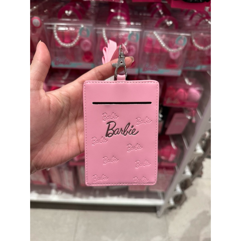 

READY STOCK! MINISO X BARBIE LANYARD CARD HOLDER ID PINK DOMPET KARTU
