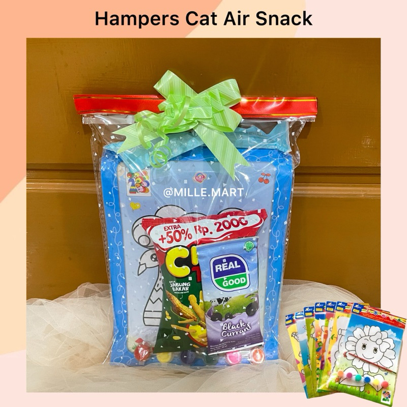 

Hampers Hadiah Lukisan Cat Air Kuas Menggambar dengan Snack / PAKET BINGKISAN ALAT TULIS ULANG TAHUN/SOUVERNIR ALATTULIS/PAKET BUKU BOTOL PENSIL LENGKAP/SET ALAT TULIS ATK ULTAH