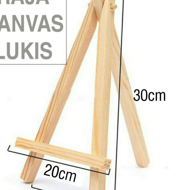 

Cepat Wooden Easel Tripod Stand Kayu Kanvas Lukis 3cm