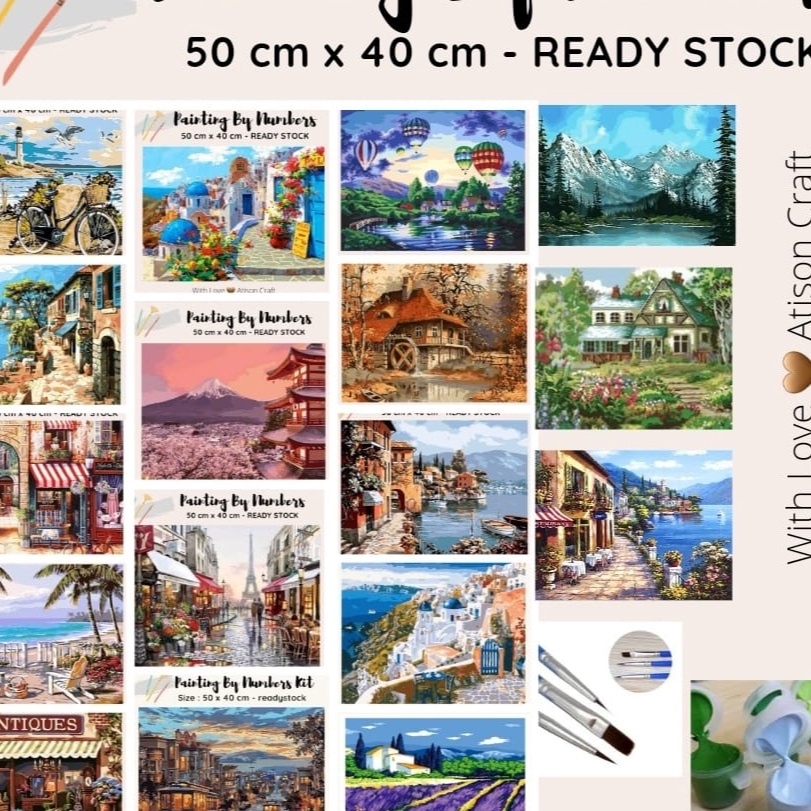 

Diskon PAINTING BY NUMBERS KIT jaka ocean series