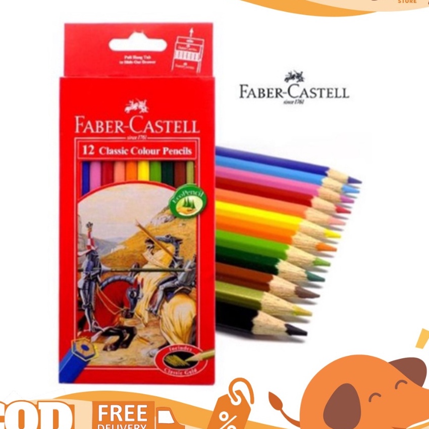 

Flash Sale Pensil Warna FaberCastell 12 Classic Colour Pencils Faber Castell Pensil Warna Classic 12 Panjang