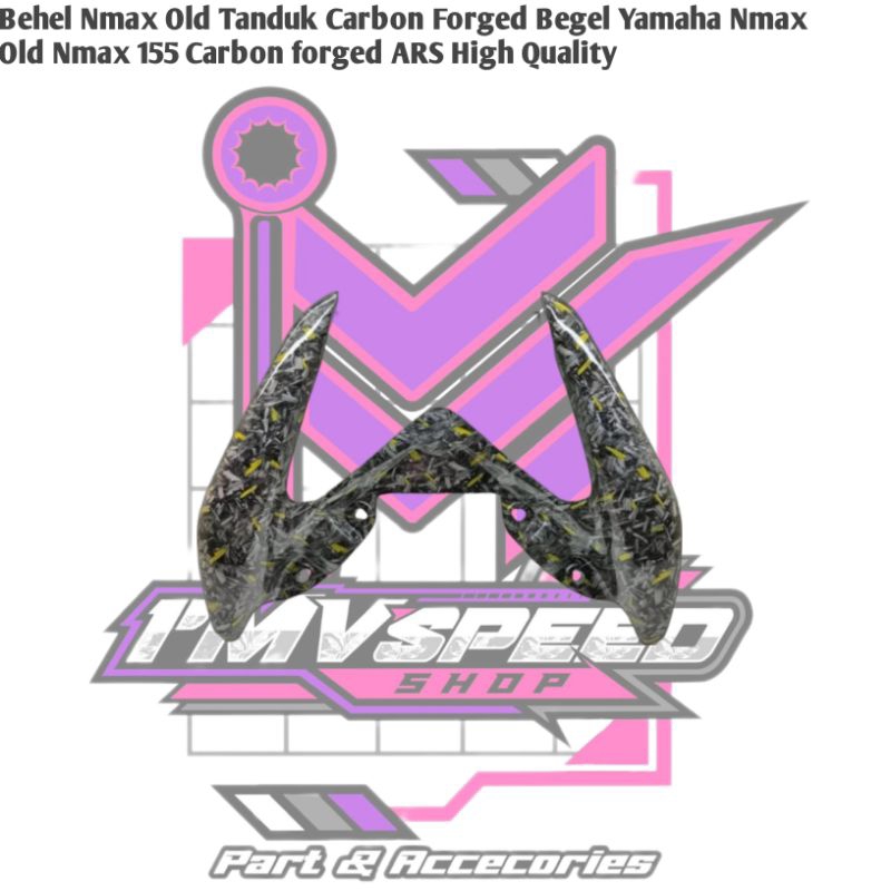 Behel Nmax Old Tanduk Carbon Forged Begel Yamaha Nmax Old Nmax 155 Carbon forged ARS High Quality