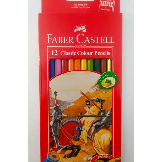 

Ekstra Pensil Warna Faber Castell 12 Classic Panjang