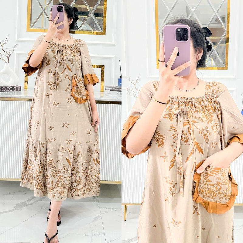 DASTER TALITA JUMBO LD 120 CM BAHAN RAYON PREMIUM ADEM NYAMAN RATU LAKU DASTER