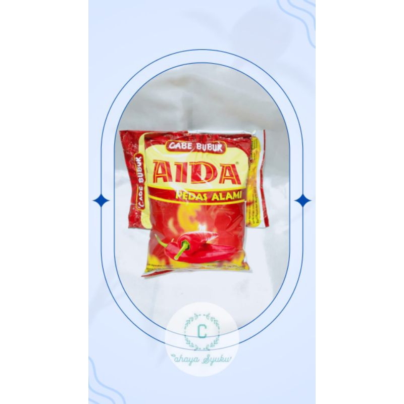 

Cabe Bubuk AIDA 500gr / Cabe Pedas / Cabe Giling