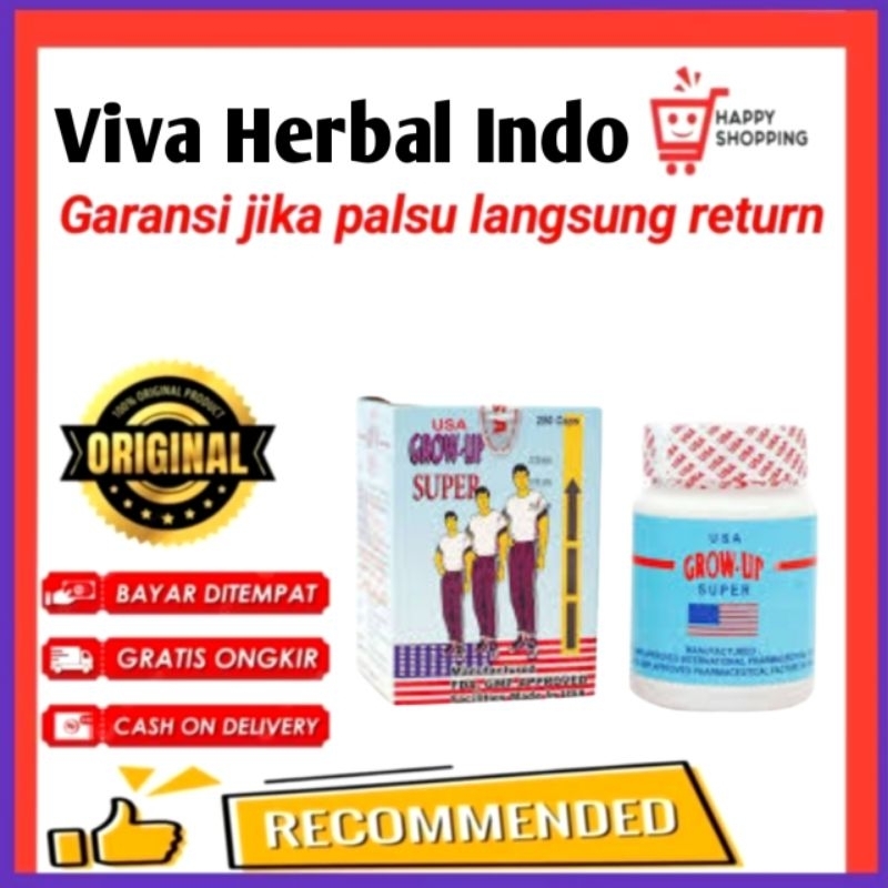 GROW UP ASLI ORIGINAL OBAT PENINGGI BADAN GROW UP SUPER USA TERBAIK HASILNYA MANJUR