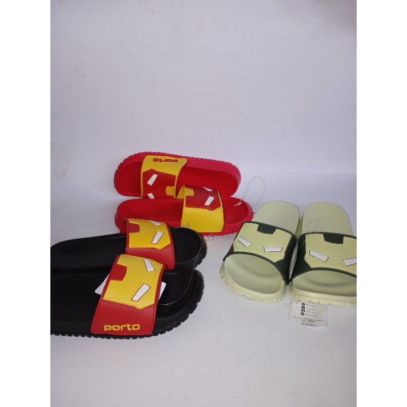 sandal selop anak laki-laki/sandal karet anak laki-laki/sandal empuk anak-anak SD/sandal selop iron 