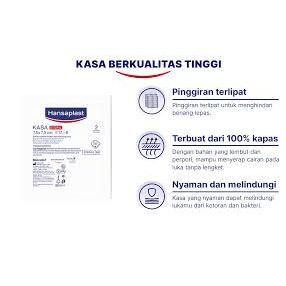 °•BAYA•° HANSAPLAST Perban Steril Kasa Steril isi 2 P3K Kain Kasa - Bundle