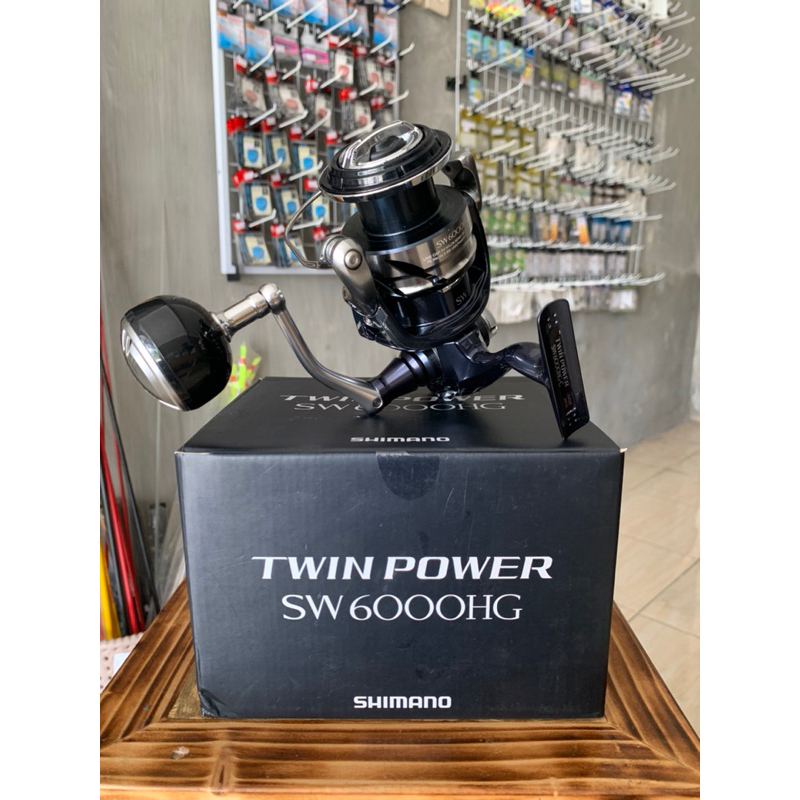 REEL SHIMANO TWIN POWER SW 6000HG LIKENEW