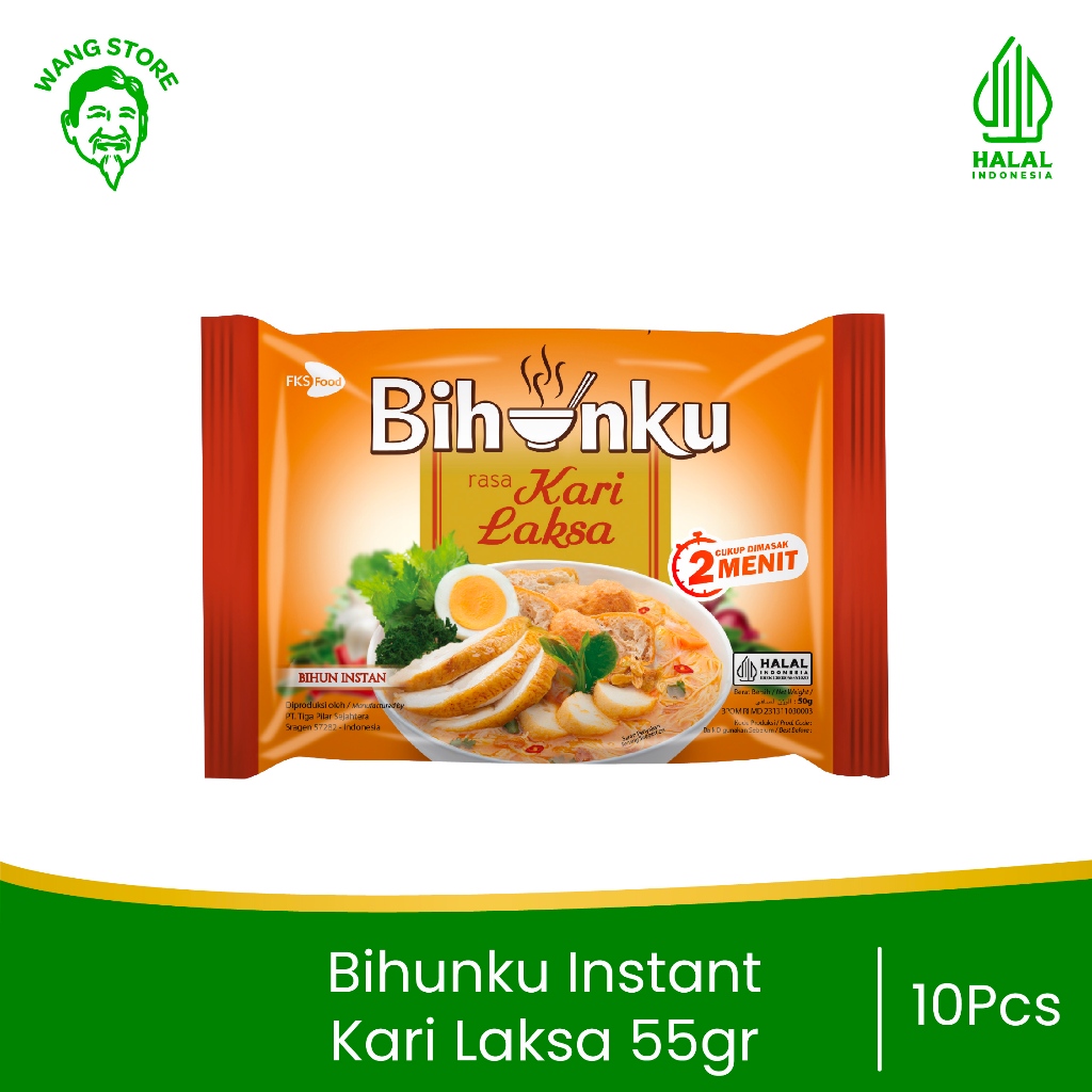 

Bihunku Instan - Kari Laksa - 55gr - 10 PCS