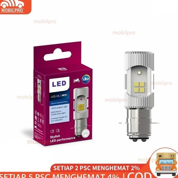 HARGATERMURAAH BOHLAM LAMPU DEPAN MOTOR M5 OSRM LED LAMPU DEPAN MOTOR LED UNIVERSAL