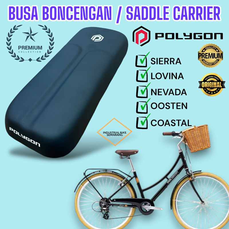 ( POLYGON ) Spon Saddle Carrier Sepeda / JOK BUSA BONCENGAN SEPEDA Merk POLYGON Sierra Lovina Nevada