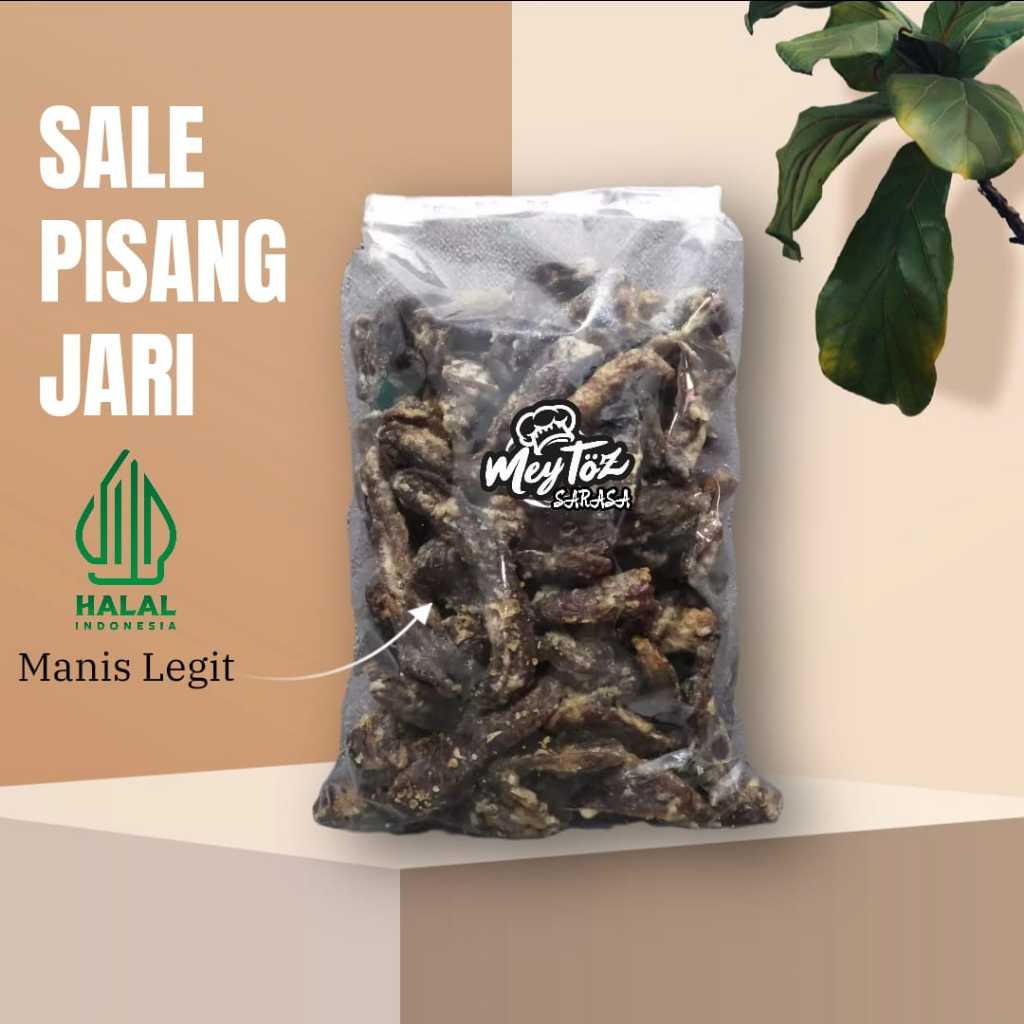 

1 KG SALE PISANG AMBON MANIS LEGIT / PISANG SALE JARI