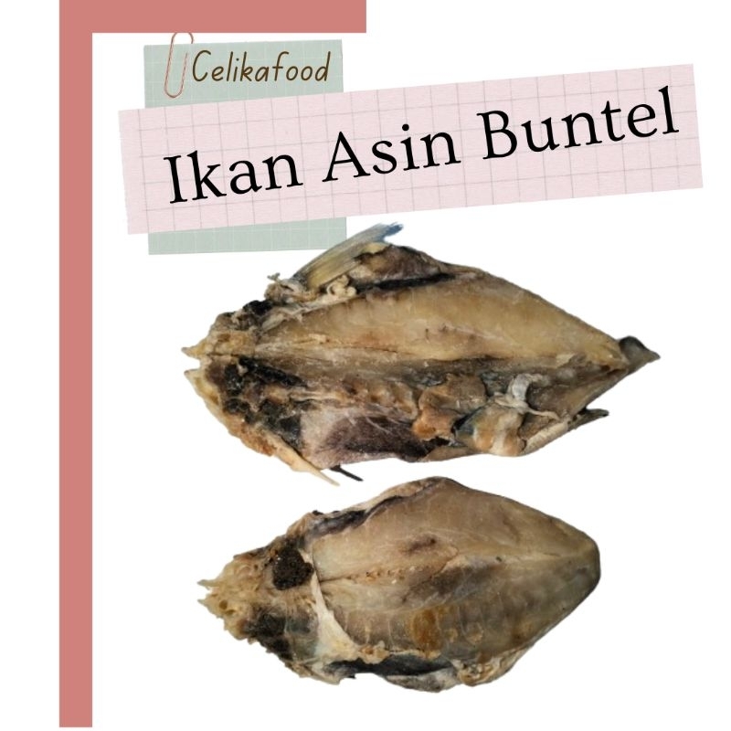 

Ikan Asin Buntal 100gr Buntek Buntel Seafood Kering