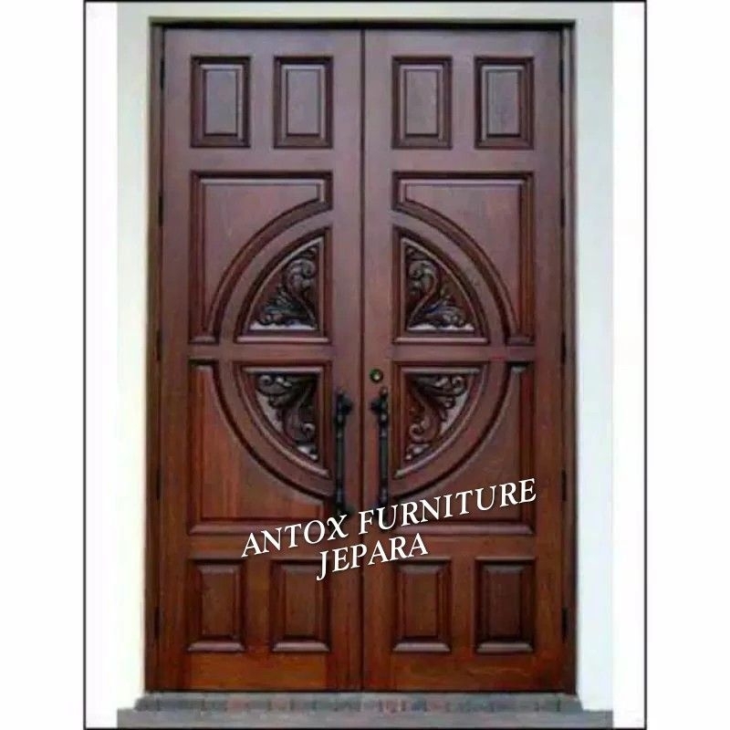 Pintu jati pintu utama rumah plus kusen