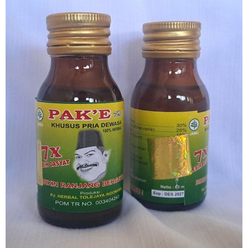 

JAMU Pak E Tole Original Hologram bukan KW,BIKIN RANJANG BERGETAR