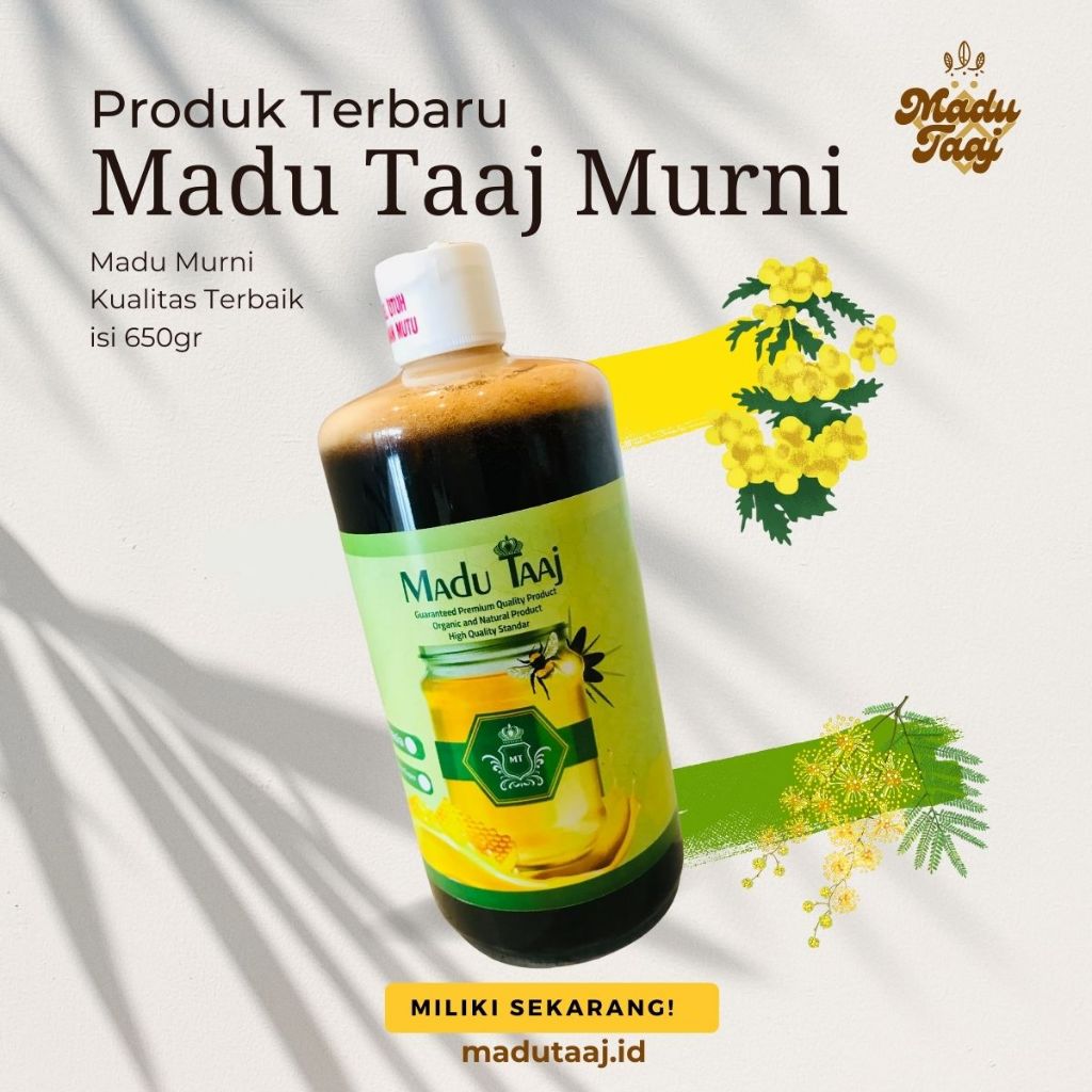 

Madu Taaj Murni isi bersih 650gr