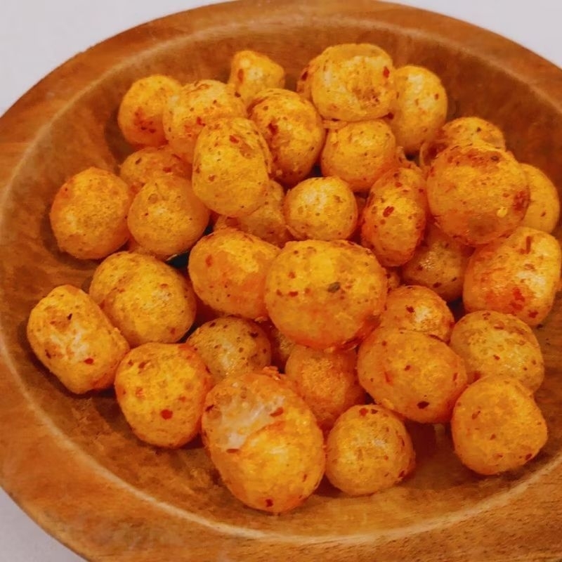 

Cimol Kering Pedas daun jeruk