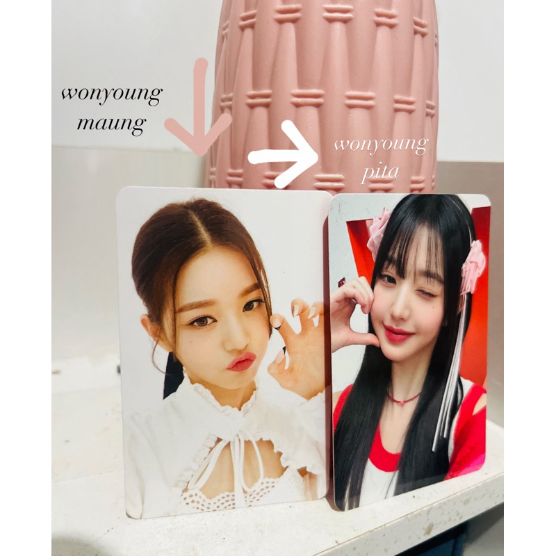 photocard offcial wonyoung maung & pita