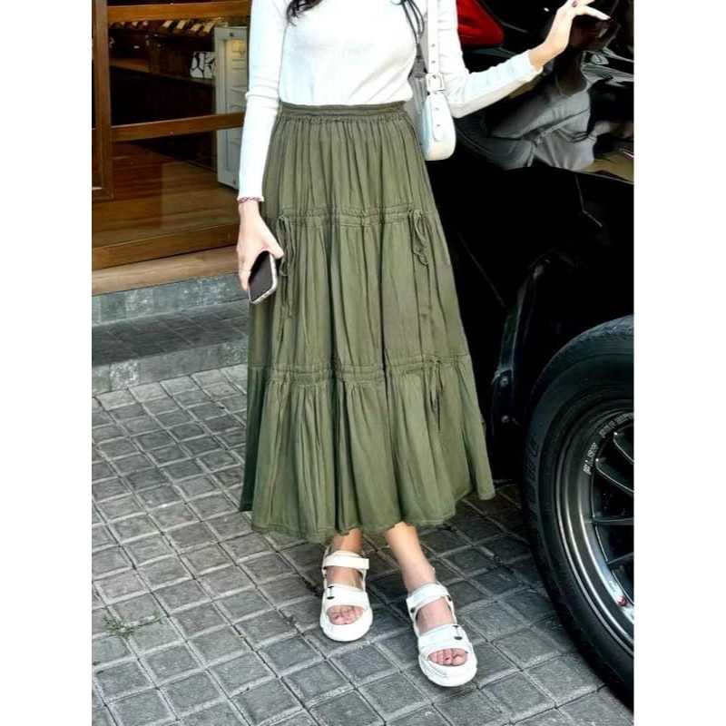 ASHELA SKIRT / ROK SERUT KOREA / ROK KEKINIAN / ROK PANJANG