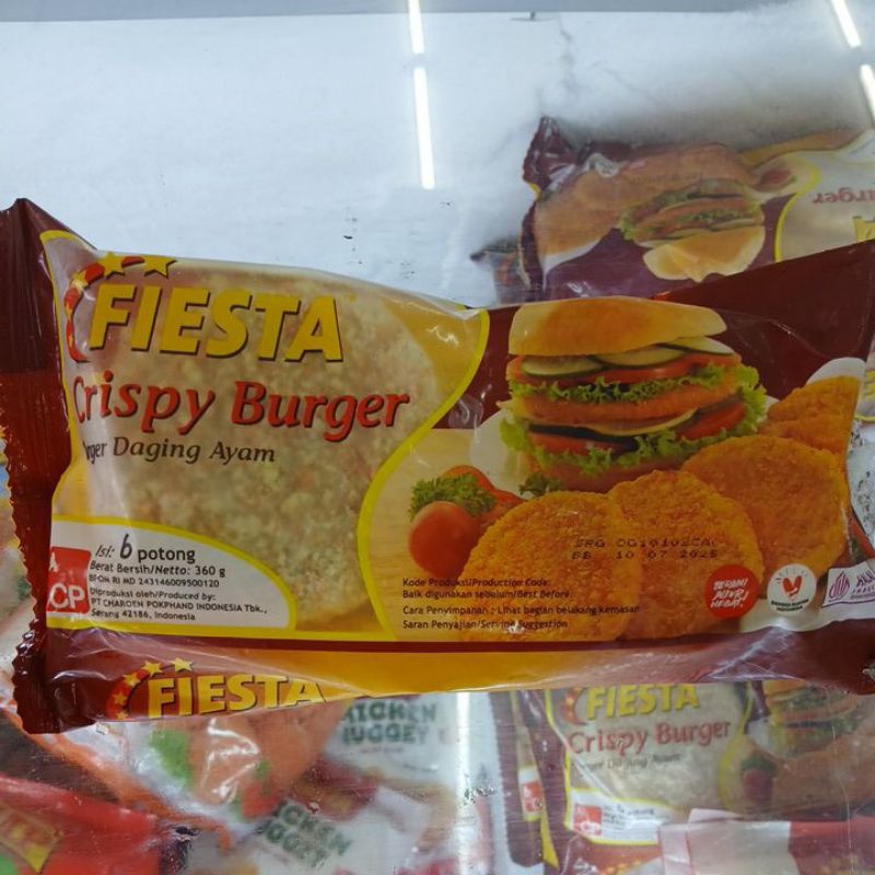 

FIESTA CRISPY BURGER Daging Ayam