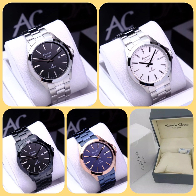 JAM TANGAN PRIA ALEXANDRE CHRISTIE AC 1026 MD / AC 1026 / 1026 ORIGINAL RANTAI GARANSI RESMI 1 TAHUN