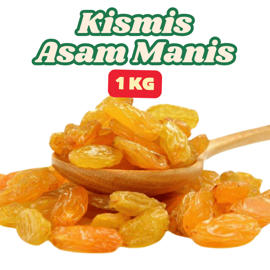 

Kismis Asam Manis 1 Kg Golden Raisin Oleh Oleh Haji dan Umroh