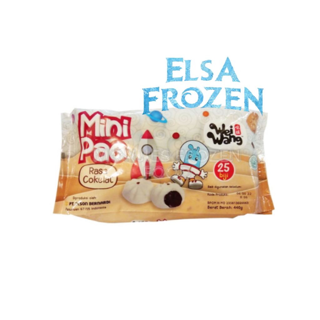 

WEIWANG MINIPAO RASA COKLAT 440GR ISI 23 BONUS 2