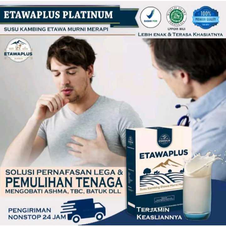 

PROMOOOOOOO!!!!!!Etawaplus Platinum Susu Kambing Etawa Kolostrum Susu Etawa Untuk Keluhan Nyeri Sendi dan Pernafasan,