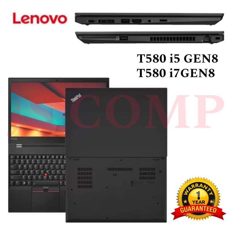 Lenovo Thinkpad T580 Numeric i7 Laptop 15.6Inch Gen8Th 32GB 512GB