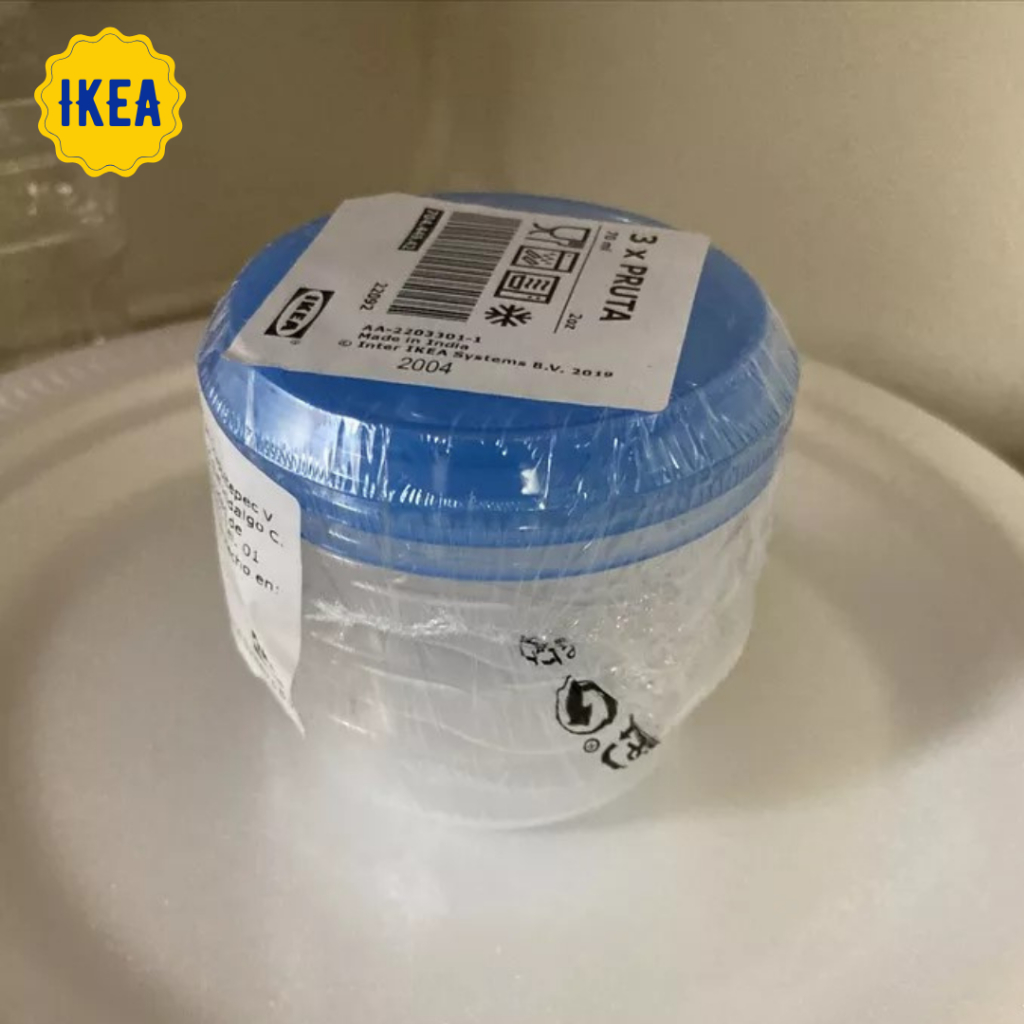 Toples Plastik Tempat Penyimpanan Makanan 70ml - Wadah Bumbu Serbaguna Container Pruta 3psc