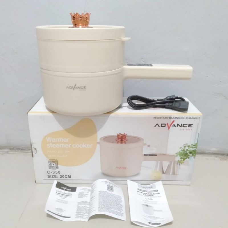 Panci Listrik Advance Warmer Steamer Cooker C-350 / C350