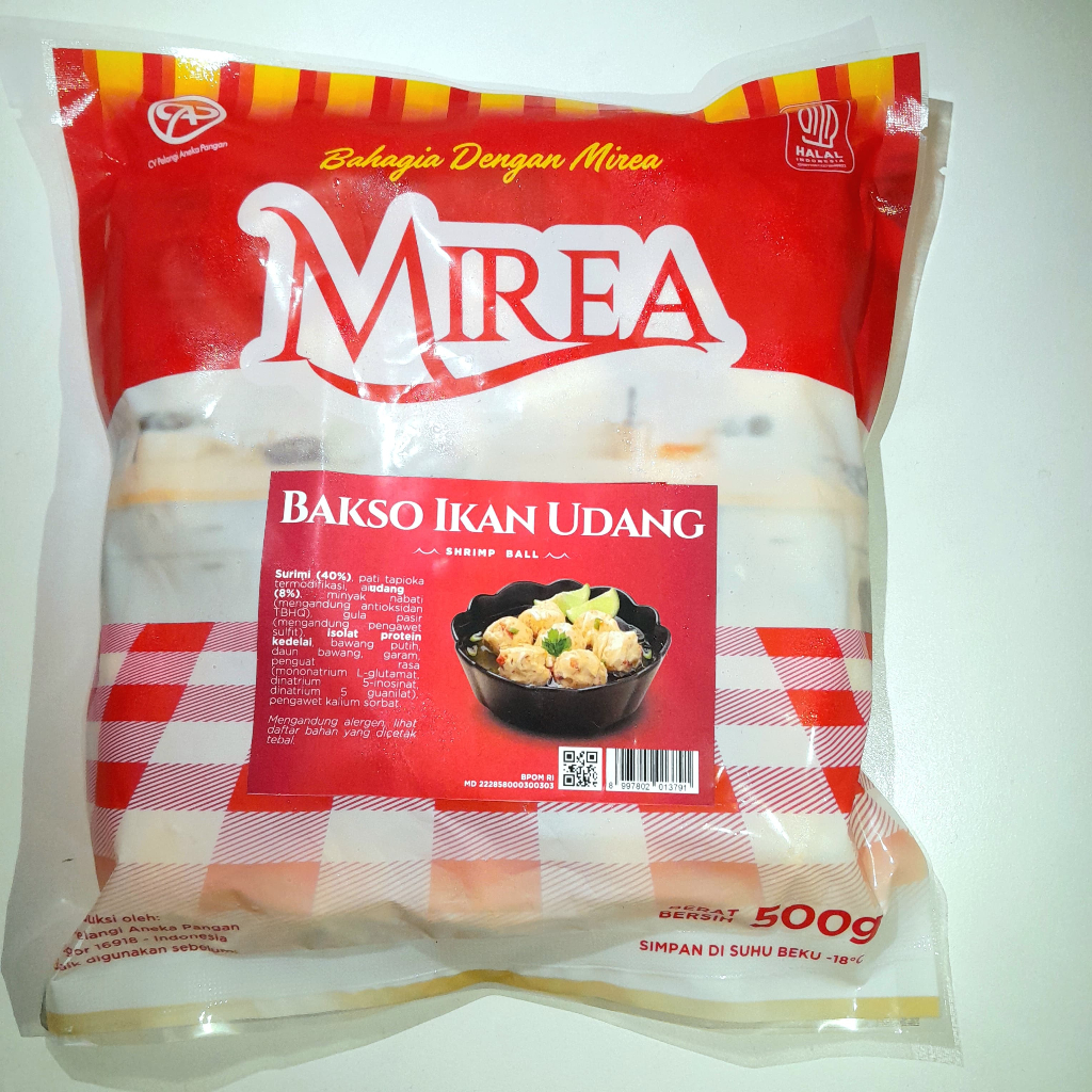 

MIREA bakso udang 500gr