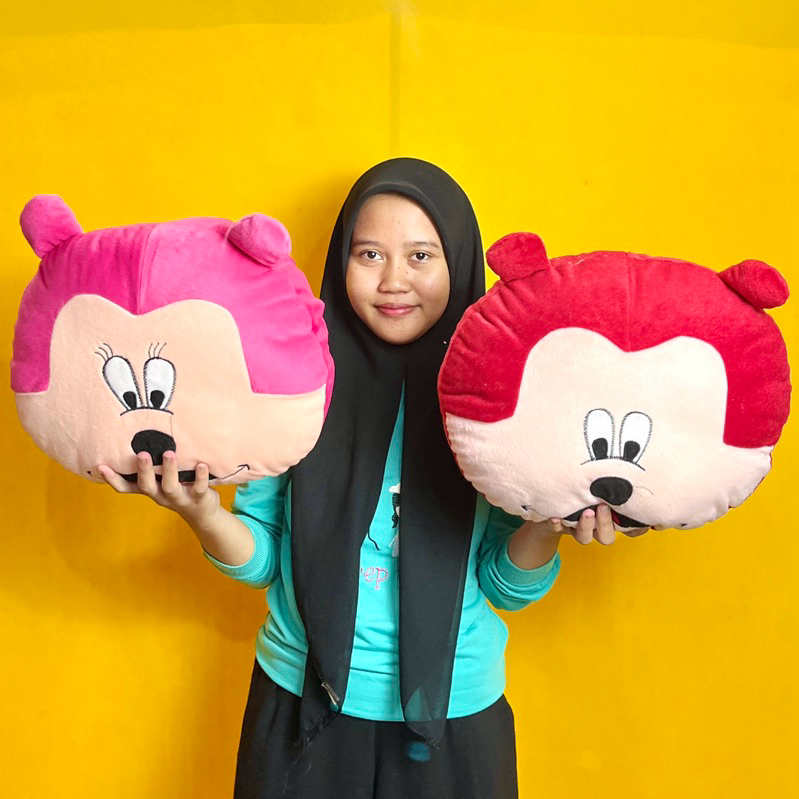 Bantal kepala mickey mouse bantal boneka mickey mouse minnie mouse bantal kepala karakter mickey mou