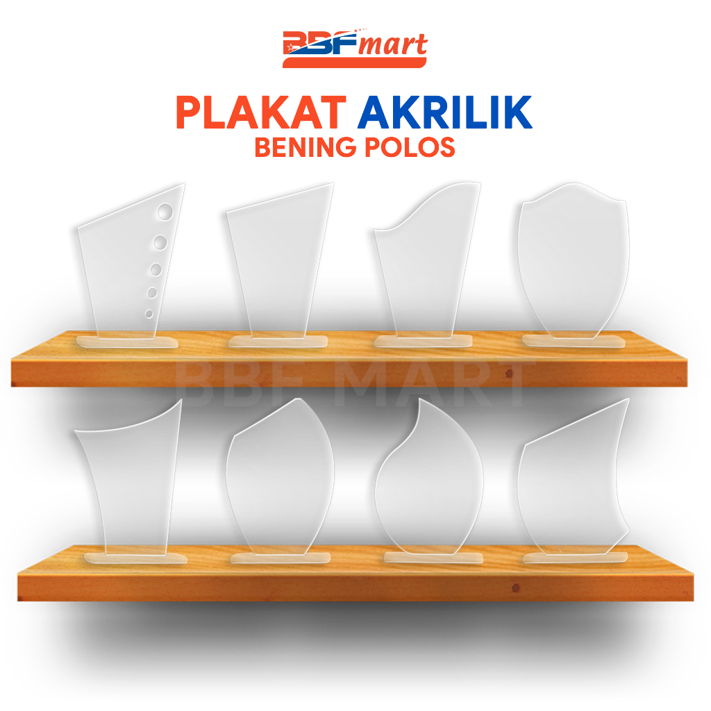 Plakat Akrilik Vandel Acrylic Bening Polos