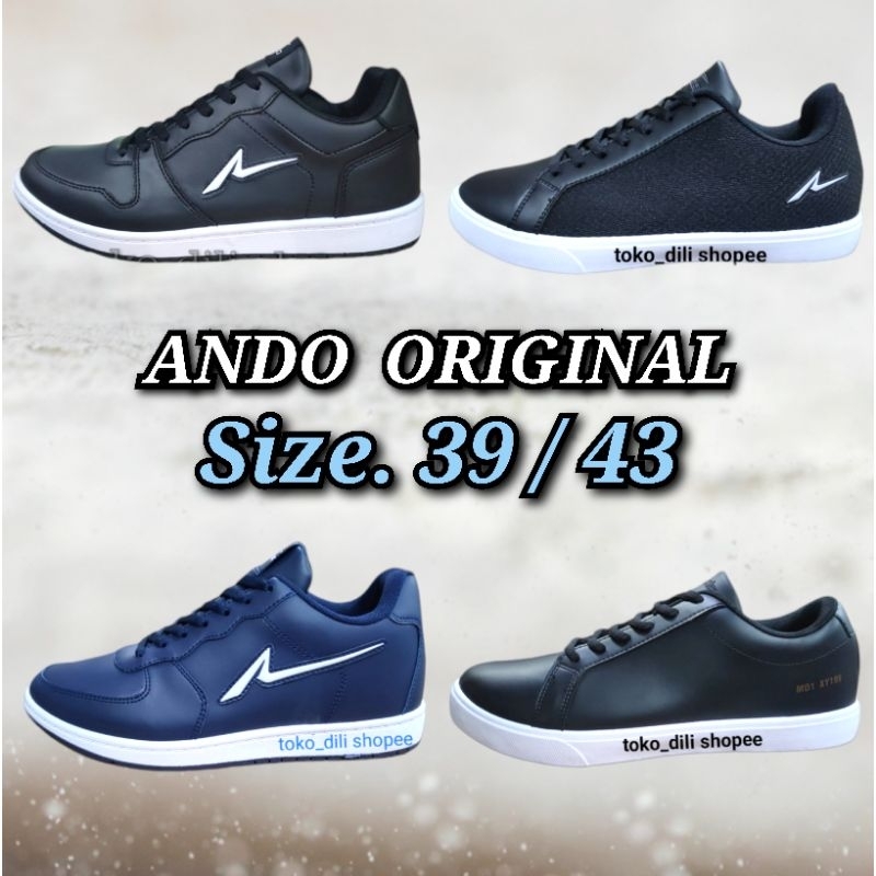 Sepatu ANDO ( TERBARU )TRICKS ALPHA,Beznel,Campo,Decombi Size.39/43 ORIGINAL