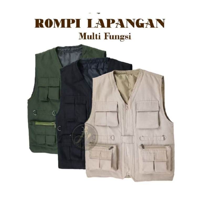 rompi pdl custom bordir satuan