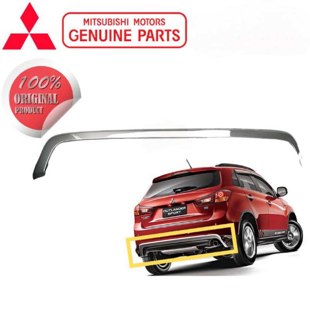 Bodykit Body Kit Spoiler Garnish Bumper Bemper Belakang Outlander Sport 2014 Up Original