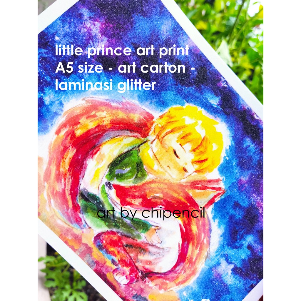 

Little Prince Art Print A6 untuk dekorasi dinding