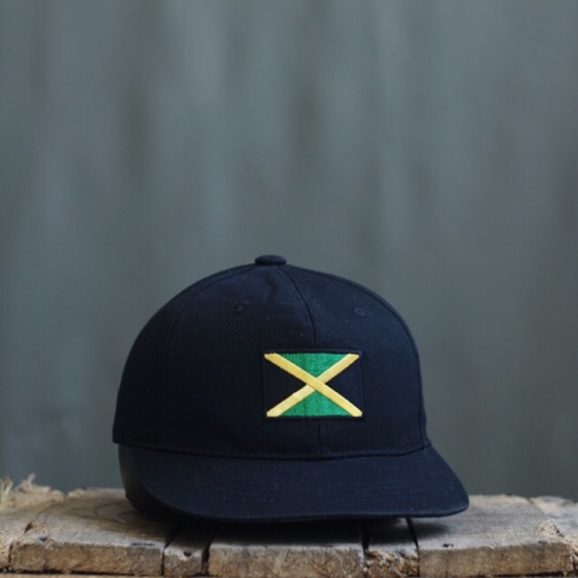 Vintage MOA Jamaica flag blockhead hat