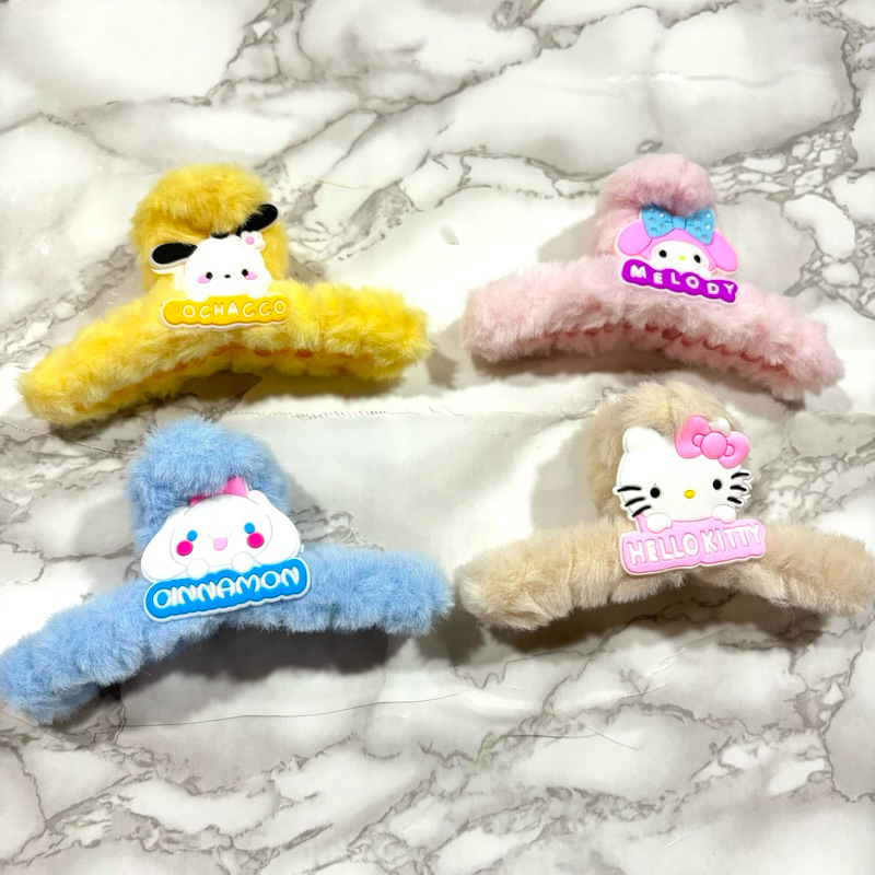 jepit rambut bulu jedai korea jepitan anak perempuan sanrio murah ready makassar