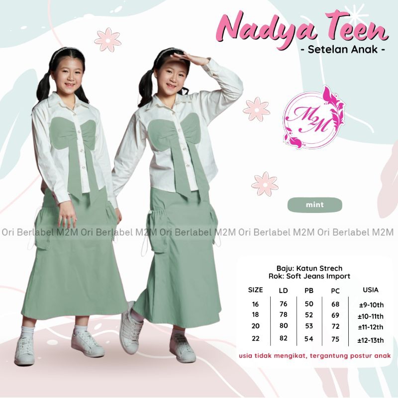 [ata.id kids] Nadya Setelan Rok Anak Perempuan BY M2M