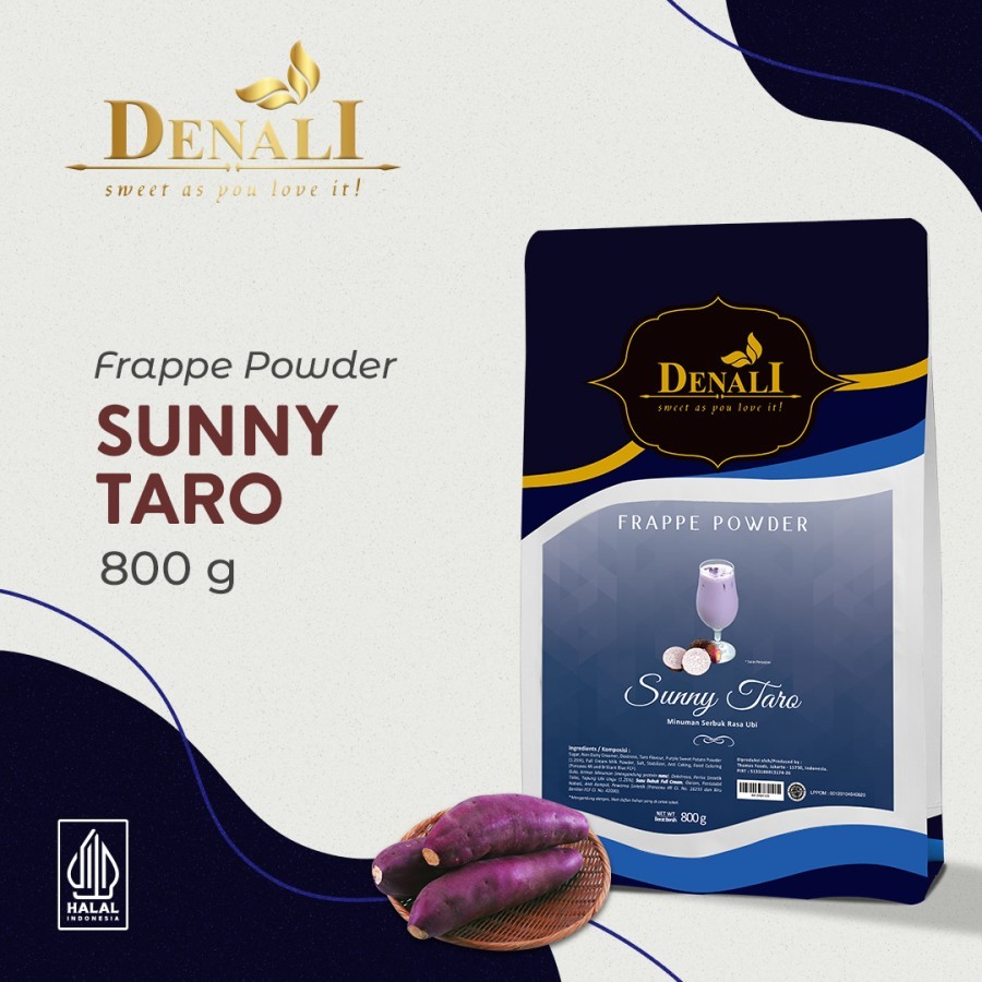 

Denali Powder Taro 800 gr | Bubuk Minuman Rasa Taro 800gr