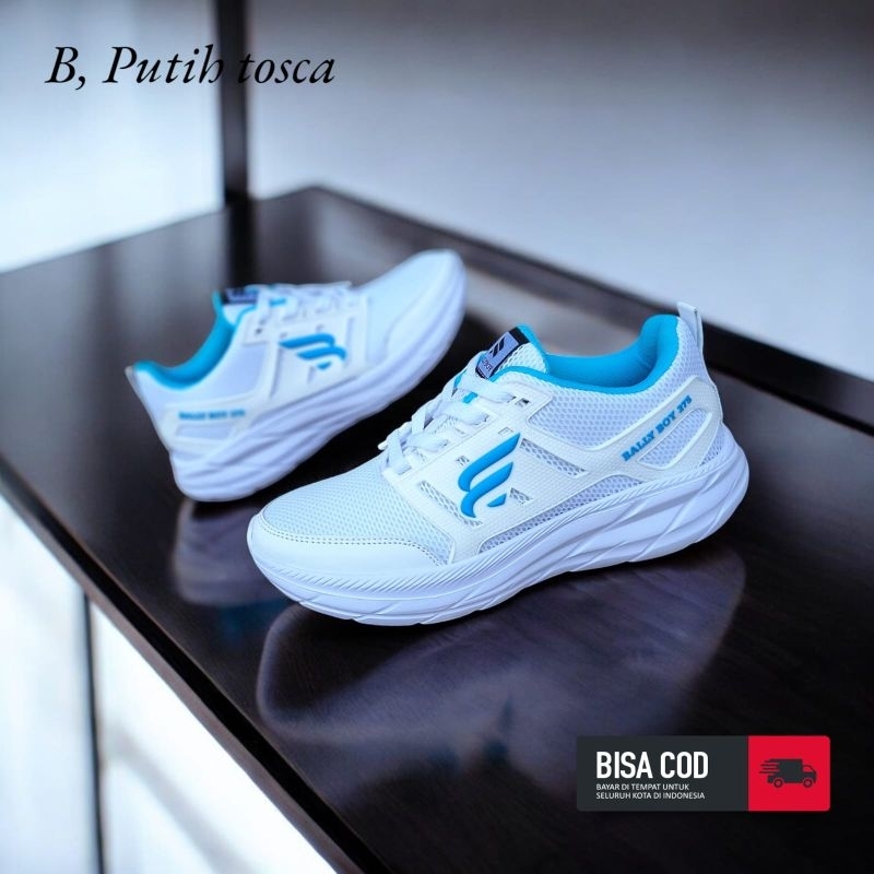 SEPATU BALLY BOY B PUTIH TOSCA PRIA DAN WANITA