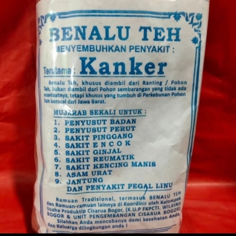 

Benalu Teh Menyembuhkan Penyakit Terutama Kanker 1 bks