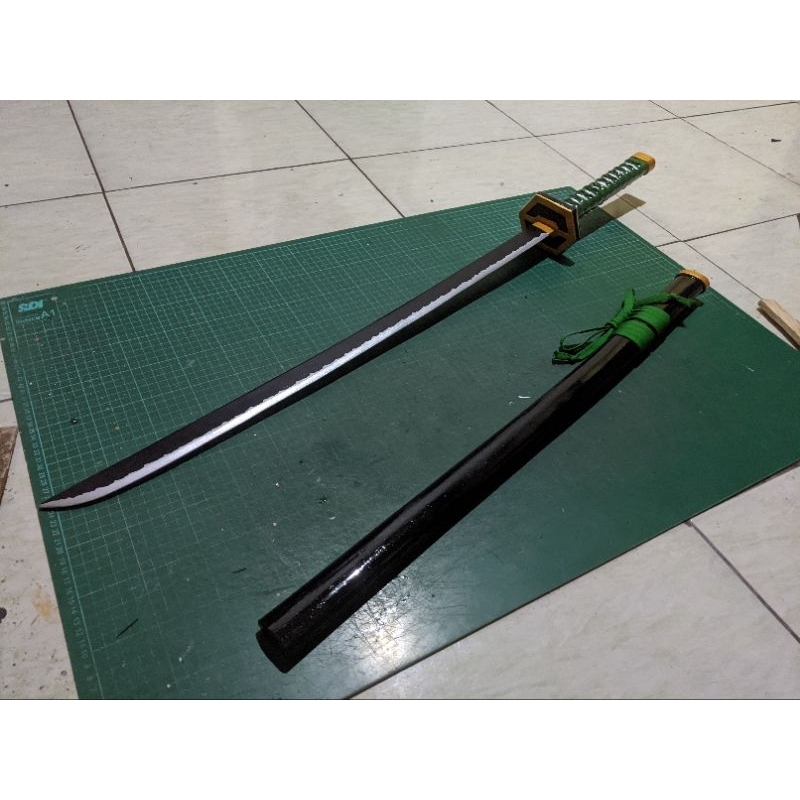 [Pre Order] Kyouka Suigetsu - Zanpakutou Aizen Sousuke, Bleach, Properti Cosplay dari kayu + pvc