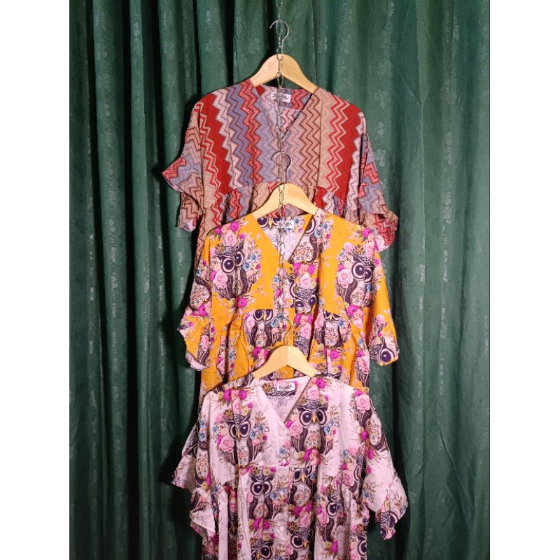 ONESET SETELAN SUPER JUMBO LD 140 CM BAHAN RAYON