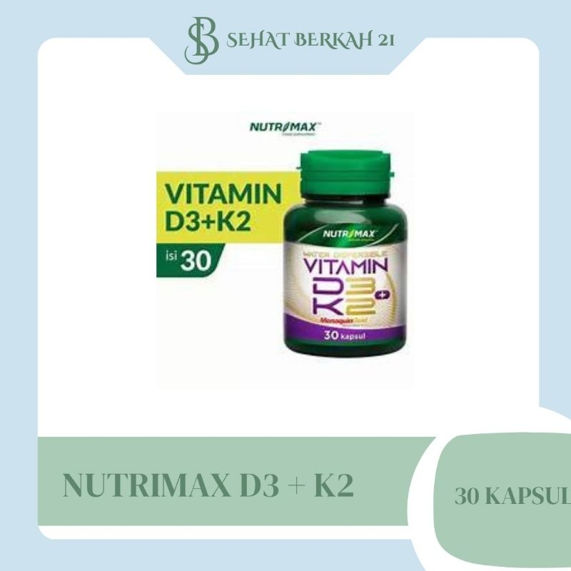 Nutrimax Vitamin D3 + K2 isi 30 kapsul