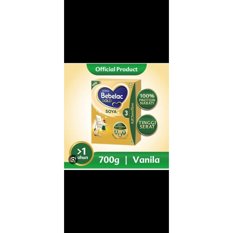 

Bebelac soya gold rasa vanilla 700 gram / bebelac soya ED aman