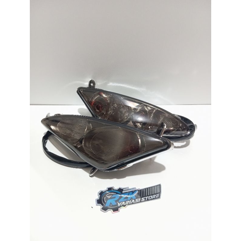 Lampu sen Yamaha Mio Mika Smoke Variasi Lampu Sen Mio sporty old Karbu Sporty Kualitas Terbaik
